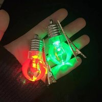 LED Light Bulb Hair Clip for Women Funny Glowing Hairpin Flashing Bangs Clipper Quirky Hair Accessory for Parties and Events