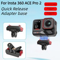 For Insta 360 Ace Pro 2 Alloy Magnetic Quick Release Adapter Base Mount Adapter Bracket 1/4 Thread Interface For Insta 360 X5