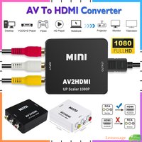 AV RCA to HDMI Converter 1080P Mini RCA Composite CVBS AV2HDMI Video Audio Adapter Retro Game/TV/PS1/PS2/DVD/PAL/NTSC