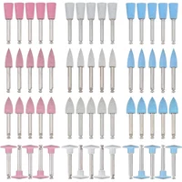 10pcs Dental Silicone Grinding Heads Polishing Burs Kit for Low Speed Contra Angle Handpiece Dentistry Instrument Accessories