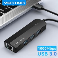 Vention USB A C Ethernet Adapter USB 3.0 5Gbps Network Card 1000Mbps Network RJ45 Lan for MacBook iPad Samsung Dell Laptop PC