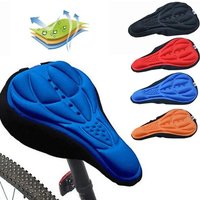 AliExpress NONE Bicycle Saddle 3D Soft Cycling Seat Cover MTB Mountain Bike Thickene Sponge Pad Outdoor Breathable Cushion Bike Accessories