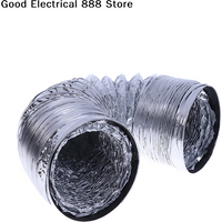 【GE】4inch Aluminum Ventilator Pipe Air Ventilation Hose Flexible Exhaust Duct 1.5M