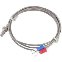 1M/2M/3M K Type Temperature Sensor Probe Cable Wire Thermocouple Control Thread M6 Screw Probe Temperature Controller 0-400C