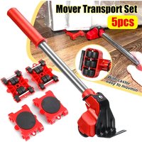 Heavy Duty Furniture Mover Set - 5/8pcs Multipurpose Roller Sliders for Effortless Lifting & Moving, Hardwood Floor Protector