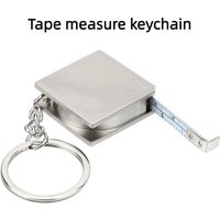 DIYWORK Pull Ruler Portable Key Ring Retractable Ruler Measuring Tools Gauging Tools Tape Measure Keychain