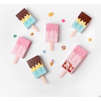 10/50 Pcs Ice Cream Packaging Boxes, Candy Box Gift Box