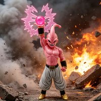 Dragon Ball Super Saiyan Majin Buu Figure Anime Model Peripheral Decoration