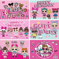 Cartoon Mini Mystery Club Backdrop Kids Birthday Decorations Party Supplies Baby Shower Banner Photo Shoot Props Girl Favor Gift