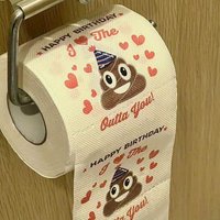 2 PCS Happy Birthday Gag Tissue Paper Gag Gifts For Women 60th Birthday Gifts Men 3 Ply Funny Tissue Rolls Prank Tissue Paper