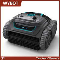 Smart Pool Cleaning Robot S1 Automatic Vacuum with App, 180mins Work Time, Clean Floor Walls Waterline for Tile Pools