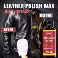 50ml Leather Polish Wax - Premium Restorer for Faded Leather, Revitalizes Shine, Easy Application for Optimal Protection