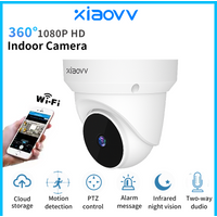 xiaovv 4MP 2K HD 2.4Ghz WiFi Indoor Cctv Camera Night Vision Two-way Audio Human Detection Auto Tracking Home Security Camera