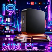 Powerful Mini PC Intel Core i9 8950HK 16GB RAM 1TB SSD Windows 11 WiFi 6 BT5.2 4K HD Mini Gaming Desktop Computer for Office Stu