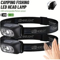 Induction Led Headlamp Mini Led Night Fishing Powerful Torch Head Lamp Outdoor Waterproof Camping Portable LED Sensor Headlamps
