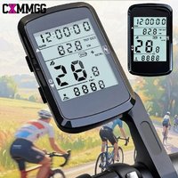 1PCS Wireless Bike Computer GPS Bundle, Speedometer & Odometer, Auto Backlight & Auto Stop, IPX7 Waterproof, 2.4" LCD Display