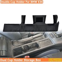 For BMW E36 Dual Cup Holder Storage Box Beverage Coffee Car Cup Holder Durable Car Interior Accessories