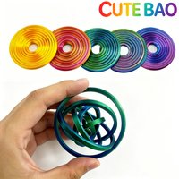 3D Printing Model Fingertip Gyroscope Gravity Rotation Anxiety Relief Funny Decompression Toy 3D Printed Rotating Ball Toy Gift