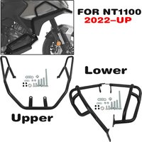 For Honda NT1100 DCT NT 1100 2022 2023 2024 Motorcycle Engine Tank Guard Highway Crash Bars Bumper Stunt Cage Protector