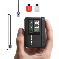 AliExpress Bikevee 120PSI Portable Mini Electric Bike Air Pump with Fast Inflation Auto Stop Digital Gauge for E-Bike&Various Bicycle Ball Inflator