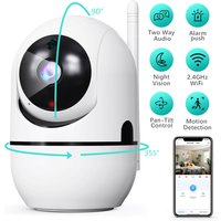 IP Camera Smart Home 1080P HD Security Camera Auto Tracking 360 ° Rotation Wireless Surveillance Night Vision WiFi Camera