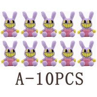 /&The Amazing Digital Circus Pomni Jax Plush Toy Anime Cute Theater Rabbit Doll StuffedCartoon Clown Christmas Kids Gifts