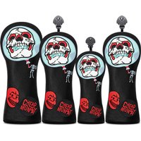 1pc/4pcs Sets Driver Fairway Wood Hybrid Club Head Covers, Stylish Golf Club Covers Suitable for Men Women Outdoor Golfers,