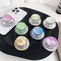 MagSafe For Magnetic Phone Grip Holder Pearlescent Shell Pattern Pop Socket for iPhone 17 16 Pro Max For Samsung Galaxy S26 25