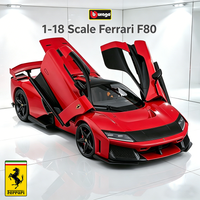 Bburago 1:18 2004 Ferrari F80 Alloy Car Model Vehicle Toy Collection Gift Multiple Exquisite interior die-casting toys