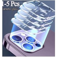 1-5Pcs Camera Lens Protector For Iphone 16 17 11 12 13 14 15 Pro Max Protector Lens Glass Camera Film For Iphone 12 13 Mini