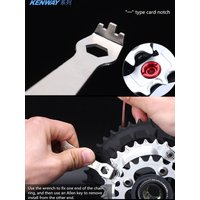 AliExpress NONE RISK Bicycle Chainring Bolts Wrench Tool MTB Road Bike Crankset Chainwheel Fixing Bolt Nut Wrench Spanner Bicycle Repair Tool