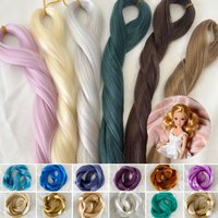 Multi-Color Japan Milk silk Doll Hair 80cm/40g Wig DIY Repair Decor Toy Sewing Doll Wig Hair Hairline