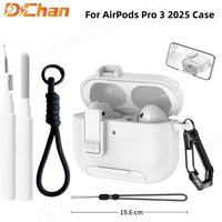 for AirPods Pro 3 2025 Case Phone Holder Protective Case with Lanyard Kerchain Anti Loss Headphone Accessories for AirPod Pro3