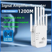 KATORD 1200Mbps Wireless WiFi Repeater 2.4G&5G Signal Router 802.11N Long Range Wireless WiFi Extender Amplifier WIFI Booster