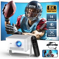 Magcubic HY450MAX Przenośny Projektor Zewnętrzny 1100ANSI 1080P Auto Focus Obsługa 8K Android 14 WiFi6 Mini Projektor