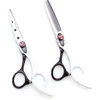 Lila Drache Haarschere Professionelle 6" Japan Edelstahl Haarschneideschere Friseursalon Friseur Effilierschere Z1019