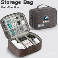Car Multifunction Storage Bag Zipper Separate Storage Travel Bag For BMW E46 E90 E60 F10 E39 F30 E36 F20 E87 E90 E70 E91 sticker