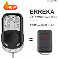 For ERREKA LUNA 2 / LUNA 3 / RESON 1 / RESON 2 / KUMA KU02 Duplicator 433.92MHz Fixed Code Remote Control Garage Door/Gate Opene