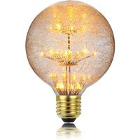 TIANFAN Vintage Led Bulbs G80/G95/G125 Fiberglass Moonlight Bulb 3W 2200Kelvin Warmth Glow Edison Decorative Light Bulb