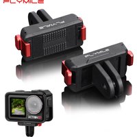 Flymile Magnetic Mount Adapter for DJI Action 5 Pro Quick Release Base Extension Bracket for DJI OSMO Action 4 Accessories