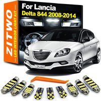 ZITWO 11Pcs LED Interior Dome Map Reading Trunk Light Bulb Kit For Lancia Delta 3 MK3 III 844 2008 2009 2010 2011 2012 2013 2014