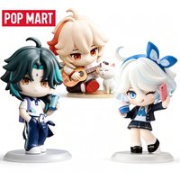 POP MART Genshin Impact Academy Seria Poezja Światła i Cienia Mystery Blind Box Figurki Ozdobne Kolekcjonerskie Zabawki
