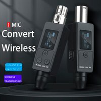 YXG UHF Microphone Wireless System Converter XLR Charging Transmitter Receiver For Dynamic/Capacitive Mic Audio Mixing Consoles