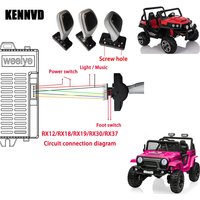 S9088 S2588 kid's electric toy car forward and backward high and low speed ride on car electronic gear handle switch
