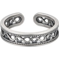 Buyee 925 Sterling Silver Female Ring Elegant Carved Patterns Open Ring Finger for Women Fashion Party Fine Jewelry Circle