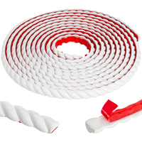 1PC 5m/196.85inch Wall Molding Trim Flexible Molding Trim Self Adhesive Decorative Trim Peel and Stick Border for Mirror Frame