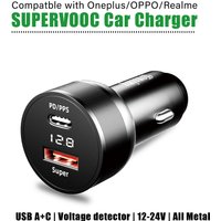 For Oneplus car charger 80W,SuperVooc car charger for OPPO,for realme car adapter superdart,for oneplus 12 10T auto charger warp