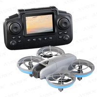 AXNEN E69 Drone HD Dual 8K Camera Optical Flow Aircraft Screen Control Aerial Brushless Photography Remote Control Quadcopter