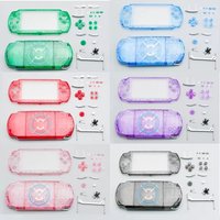 Transparente, vollständig abdeckende Schutzhülle mit Tasten-Set und Schrauben, Ersatzabdeckung, komplettes Set für PSP3000 03 Version