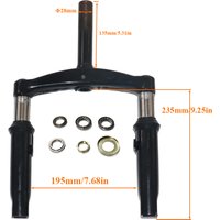 Front Shock Absorber Front Fork Front Wheel Axle Seven Bowls Bearing for Small Harley Citycoco Electric Scooter Accessories